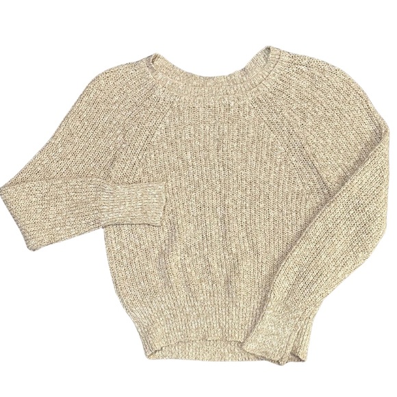 Free People Electric City Sweater, Wheat, Size Small - Picture 2 of 5